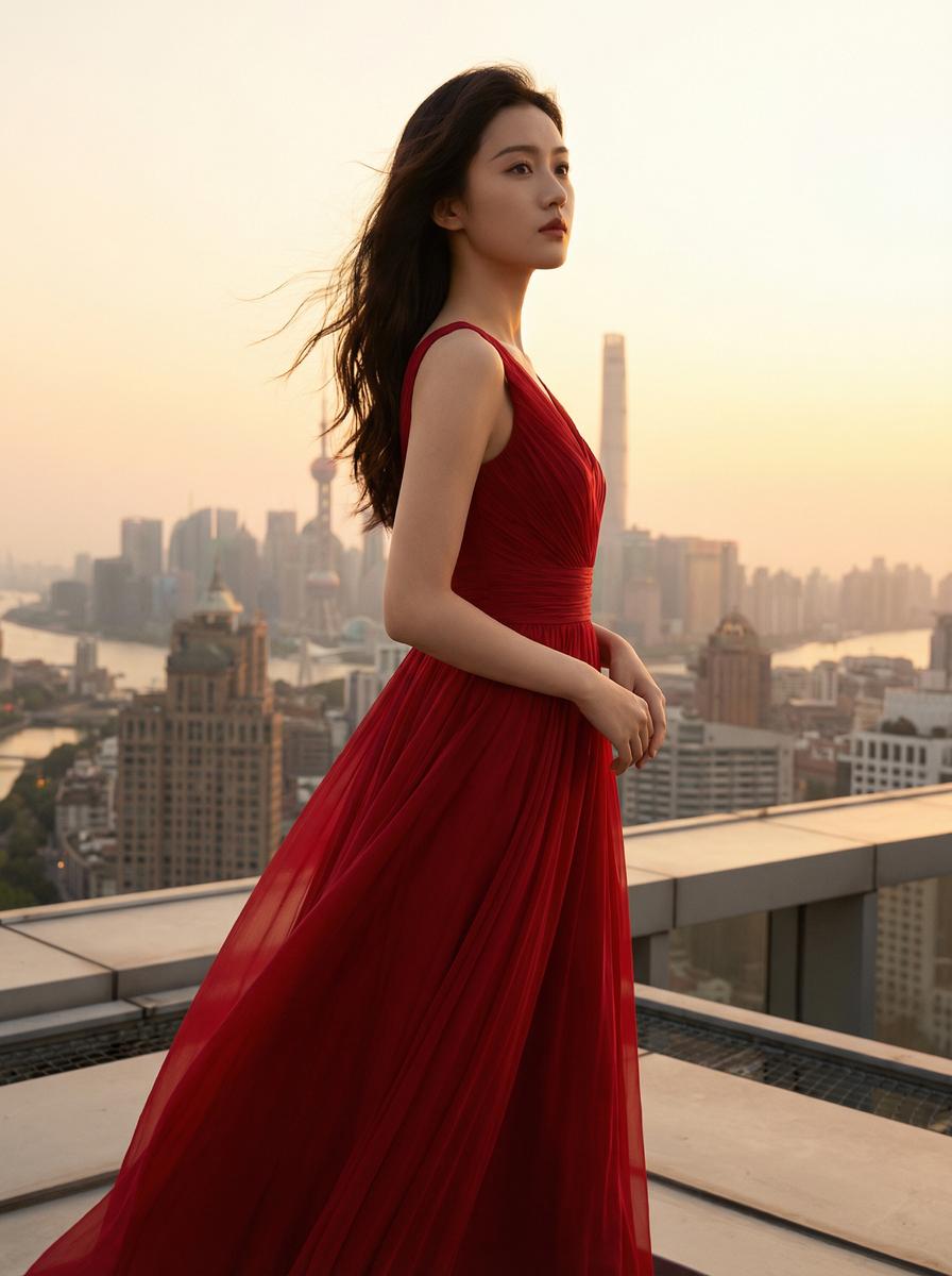 母狗园写真传媒-都市黄昏写真