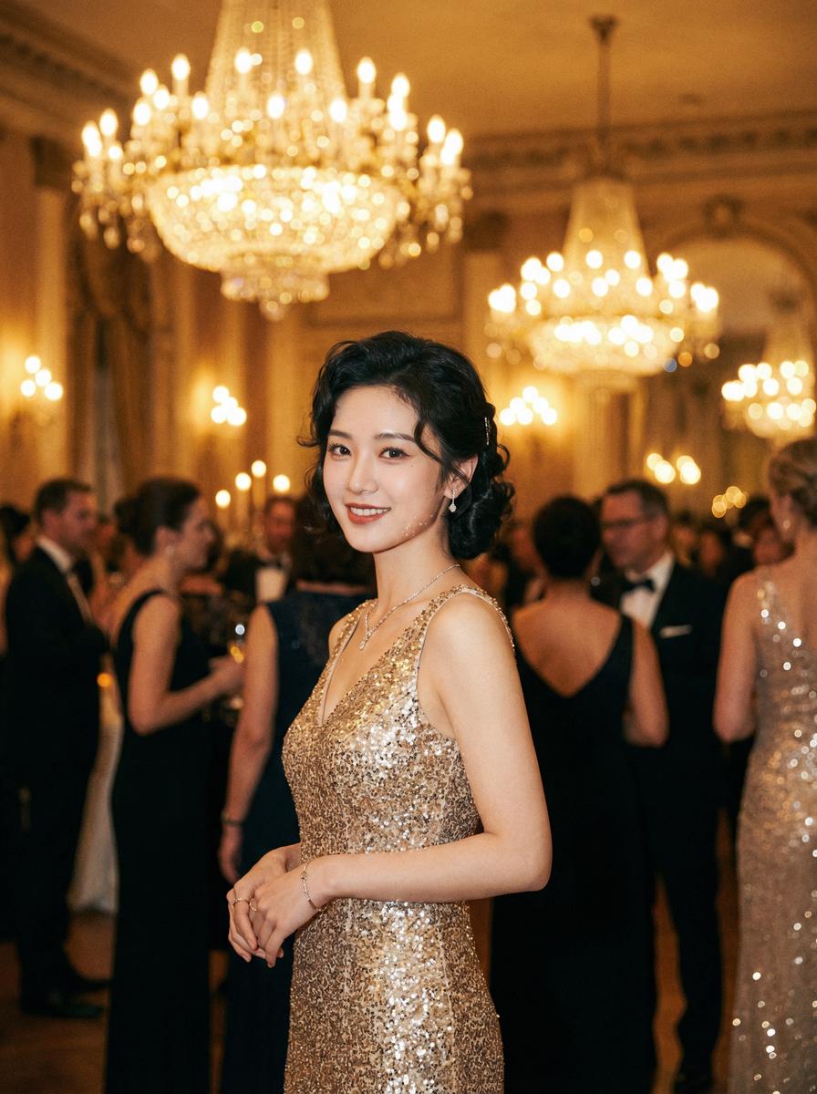 母狗园写真传媒-晚宴礼服写真